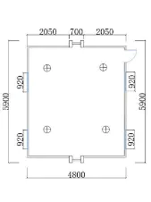 20ft Expandable House